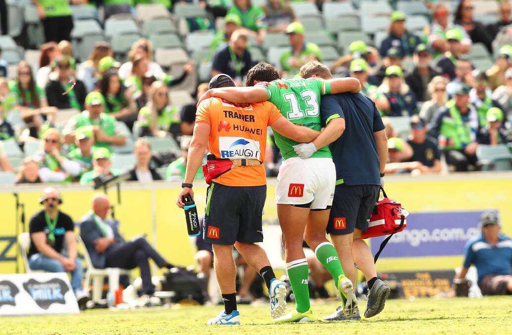 Raiders coach Ricky Stuart is set to name his injured players to give them every chance to face the Titans. Picture: Keegan Carroll