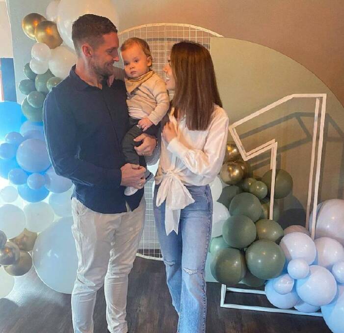 Raiders co-captain Jarrod Croker is glad his wife Brittany and son Rory can join him on the Gold Coast, but he feels for the Sydney players. Picture: Supplied