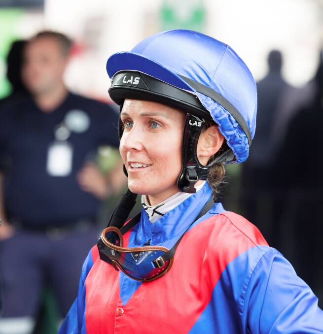 Jockey Rachel King won last year's Black Opal. And now she's won the Canberra Cup - the first female jockey to win both feature races. Picture by Sitthixay Ditthavong