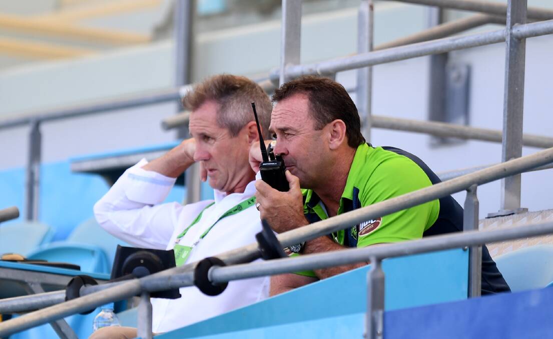 No complaints from Raiders CEO Don Furner or coach Ricky Stuart about Sydney games. Picture: NRL Imagery