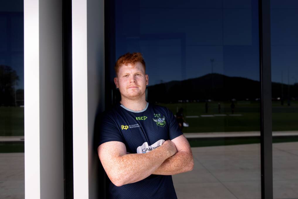 Raiders prop Corey Horsburgh has vowed to learn from his "honest mistake". Picture: Sitthixay Ditthavong