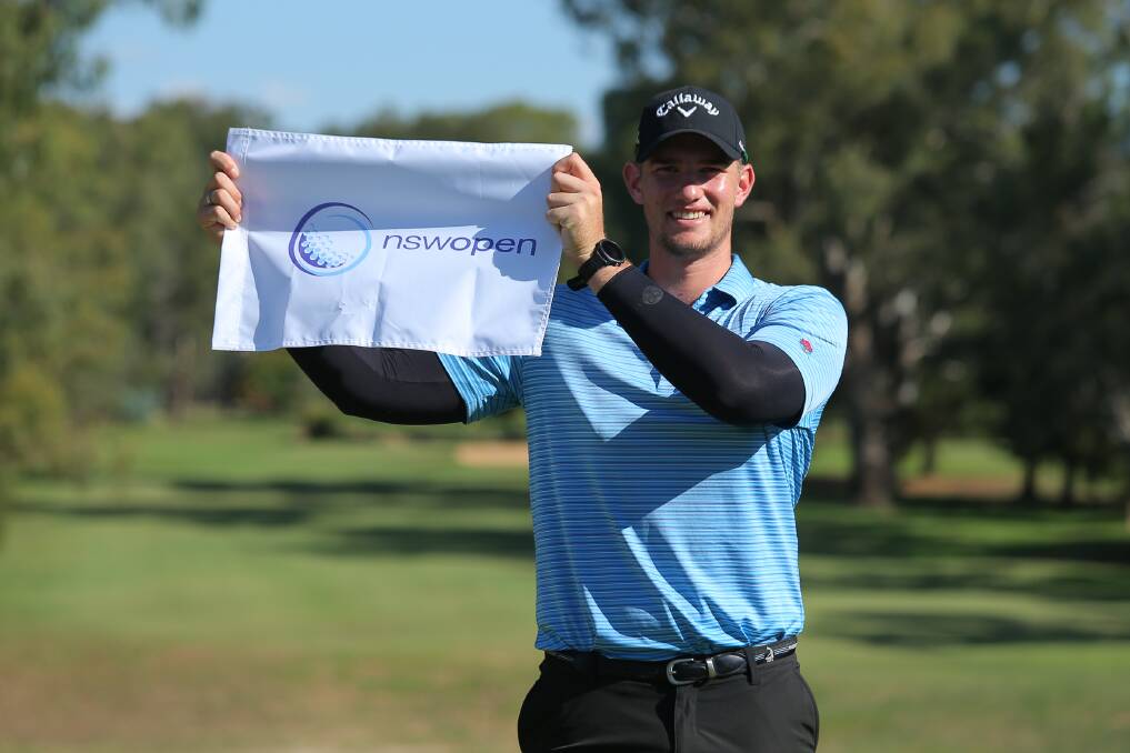 Canberra's Josh Armstrong has continued his good form in the Dubbo Open. Picture: Golf NSW