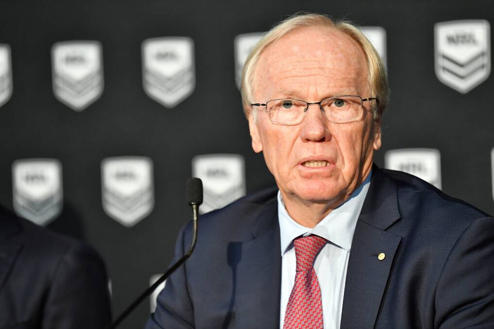 ARL chairman Peter Beattie has praised Raiders coach Ricky Stuart for how he handled the grand final referee howler. Picture: NRL Imagery