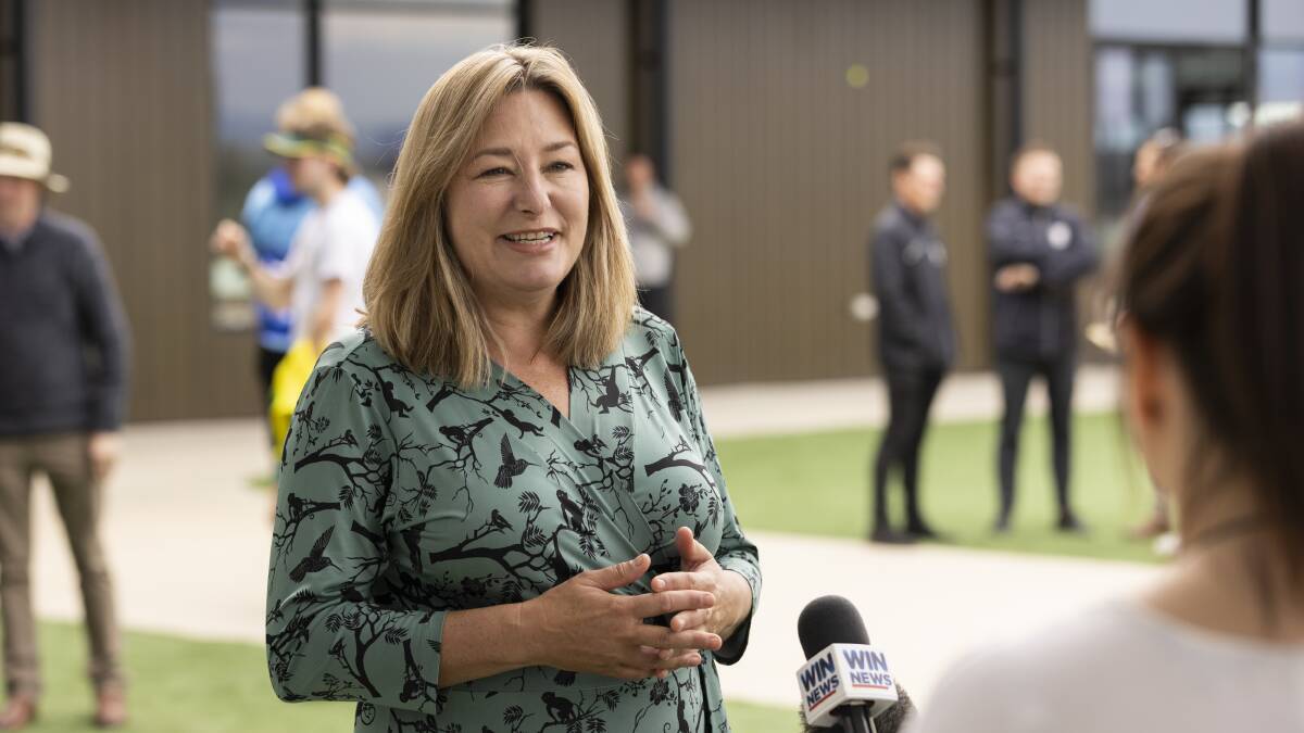ACT Sports Minister Yvette Berry has met with the APL to discuss a possible Canberra A-league Men's team. Picture by Keegan Carroll