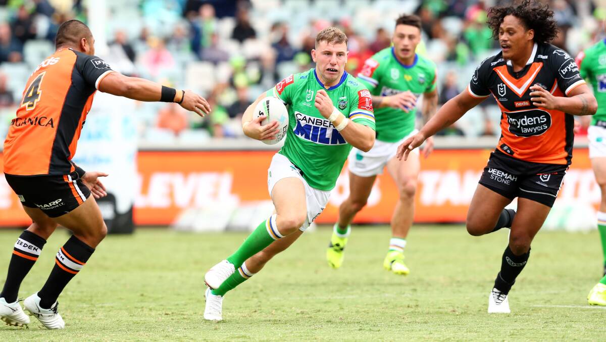 The Raiders will hold their first recruitment meeting to replace halfback George Williams next week. Picture: Keegan Carroll