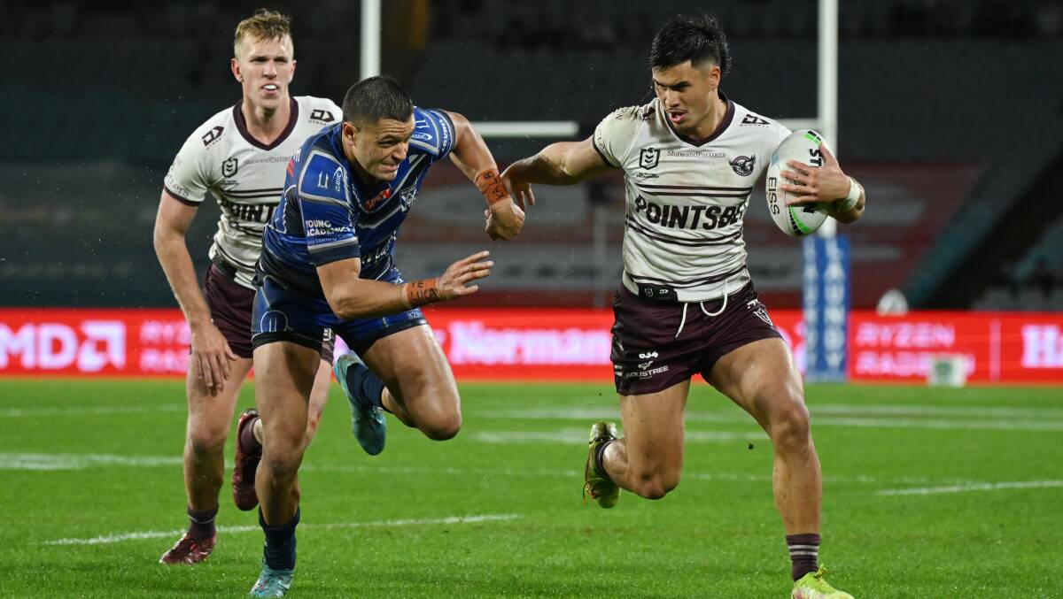 Weekes in action for Manly. Picture AAP