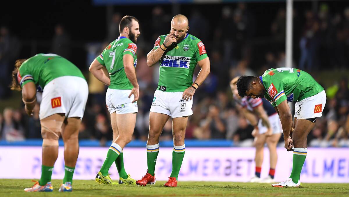 The Raiders need some big results to go their way to play finals. Picture: Getty Images