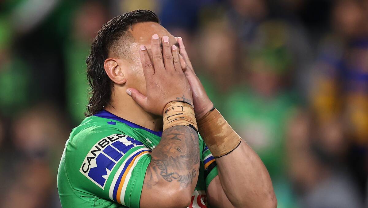 It wasn't how the Raiders wanted it to end, but coach Ricky Stuart would've taken making the semi-finals halfway through the season. Picture Getty Images