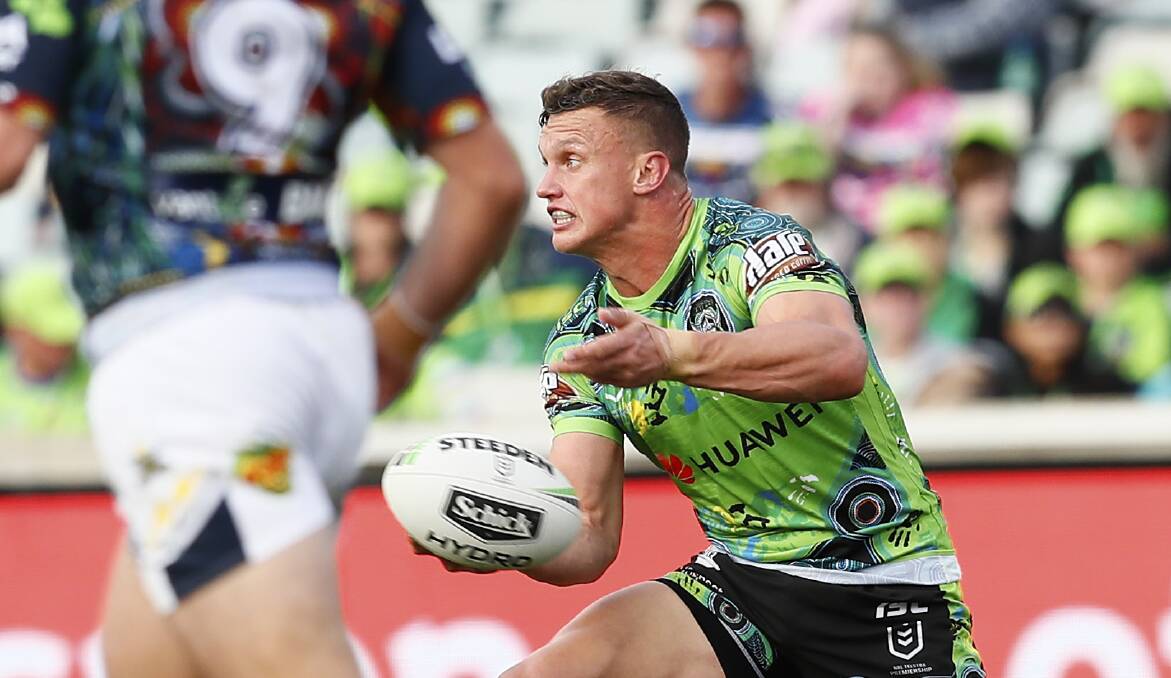 Raiders five-eighth Jack Wighton is emergin as an Indigenous leader. Picture: NRL Imagery