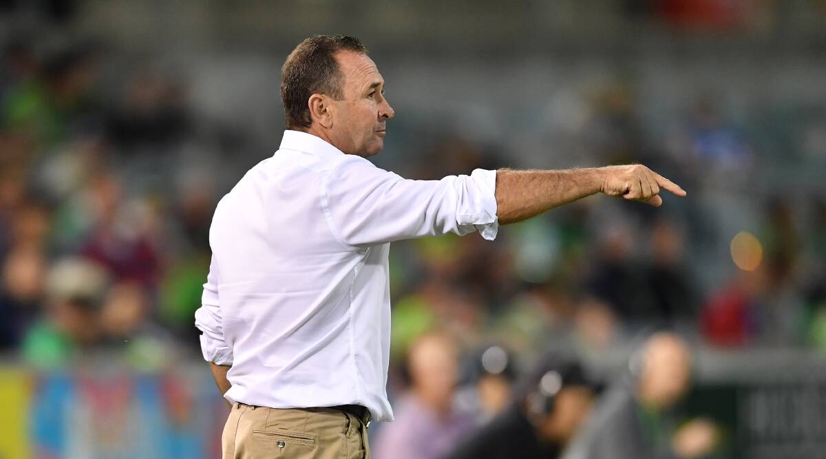 Raiders coach Ricky Stuart says a 15-game model gives the NRL integrity. Picture: NRL Imagery