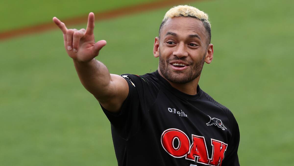 Penrith hooker Api Koroisau has allegedly put the entire NRL's relocation to Queensland at risk. Picture: Getty Images