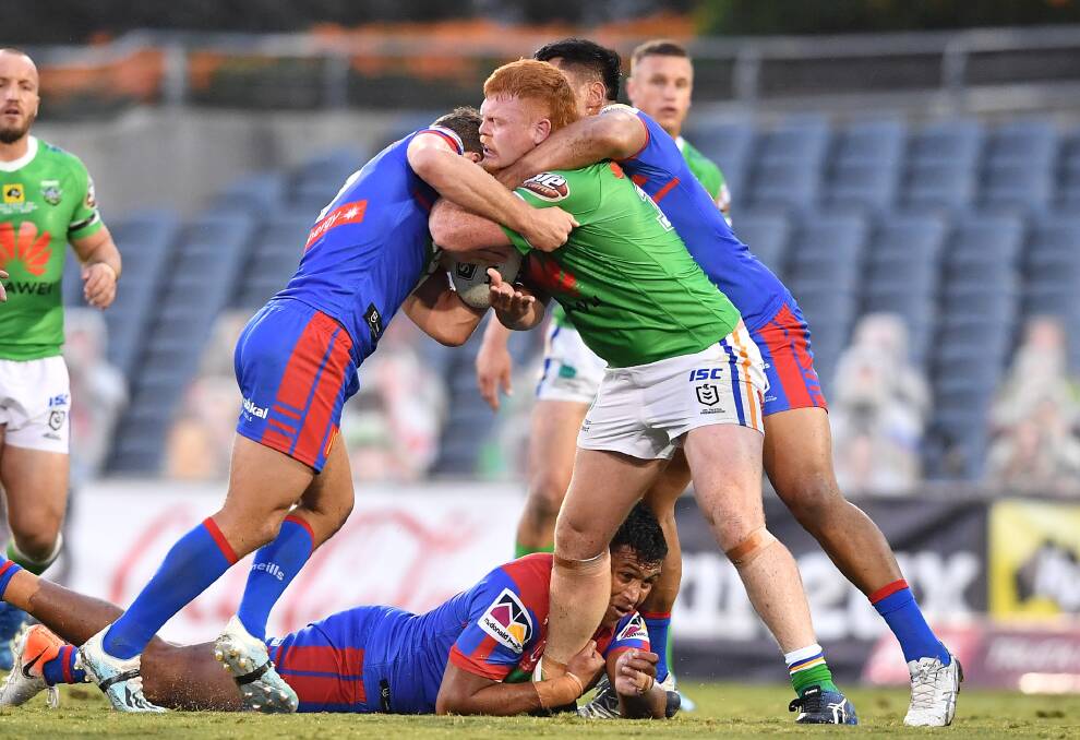 Raiders lock Corey Horsburgh has been ruled out due to illness. Picture: NRL Imagery