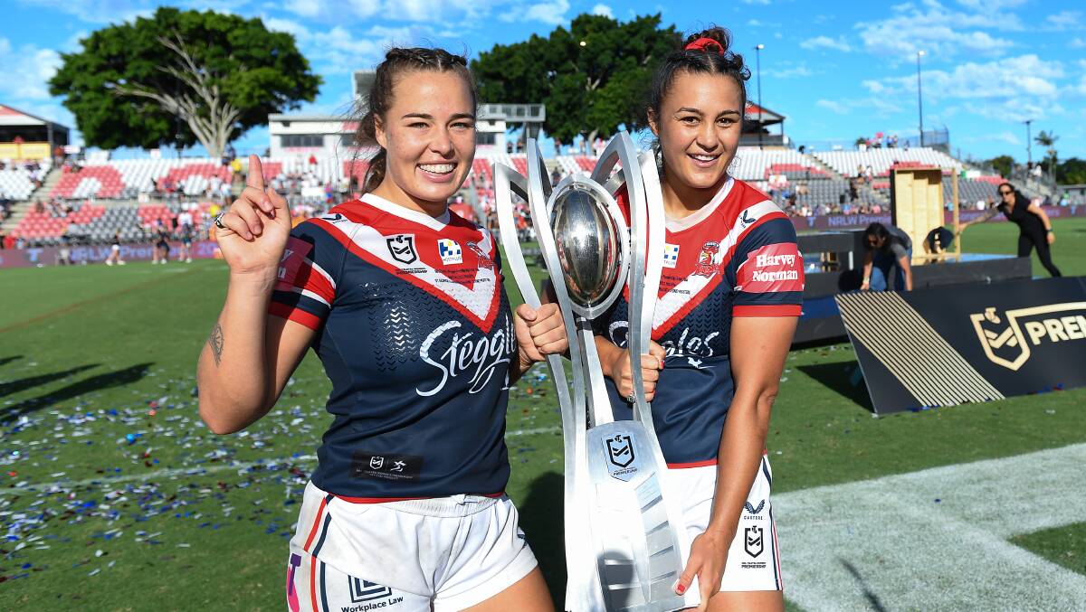 Sky Blues' Isabelle Kelly and Corban Baxter are now looking for Origin glory. Picture: Getty Images