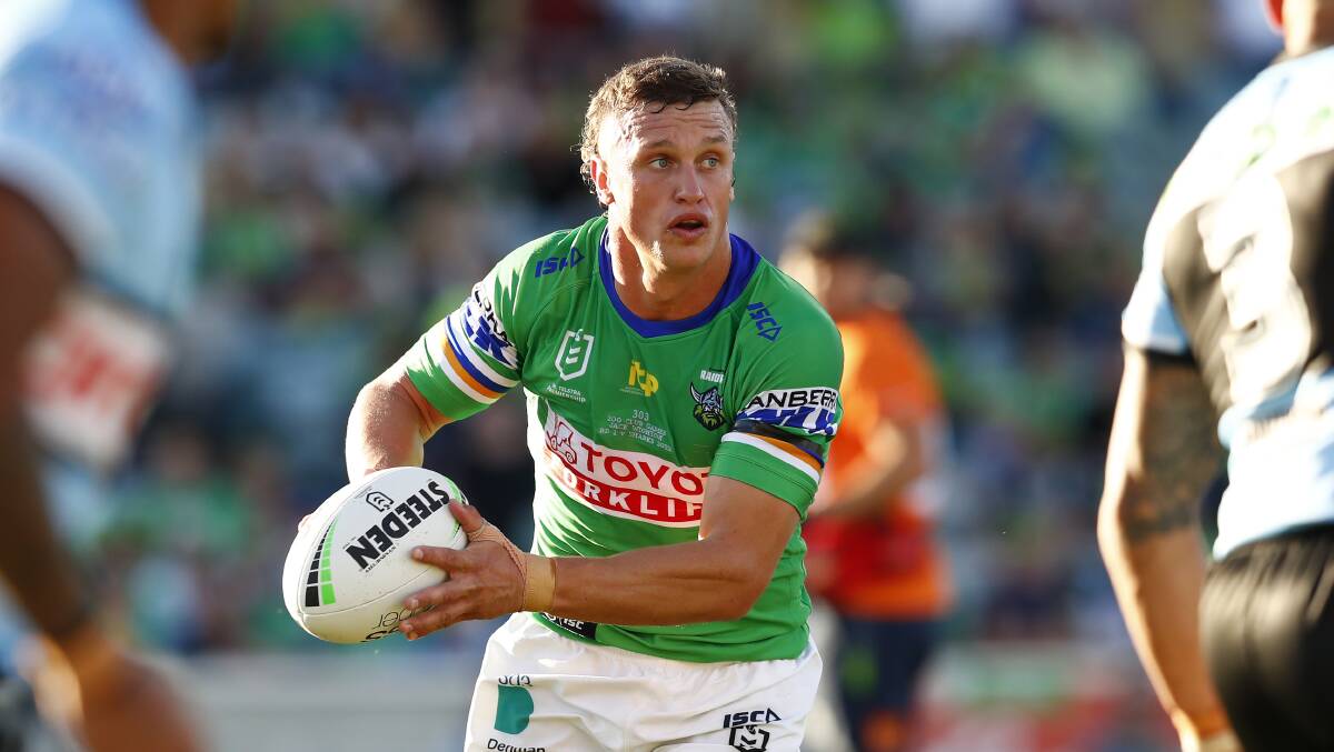 Jack Wighton will captain the Raiders against Penrith on Sunday. Picture: Keegan Carroll
