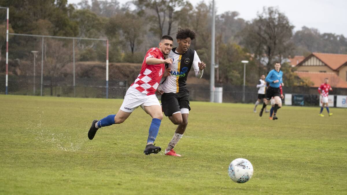 Canberra Croatia and Gungahlin United are both contesting for a spot in the national second division. Picture by Sitthixay Ditthavong