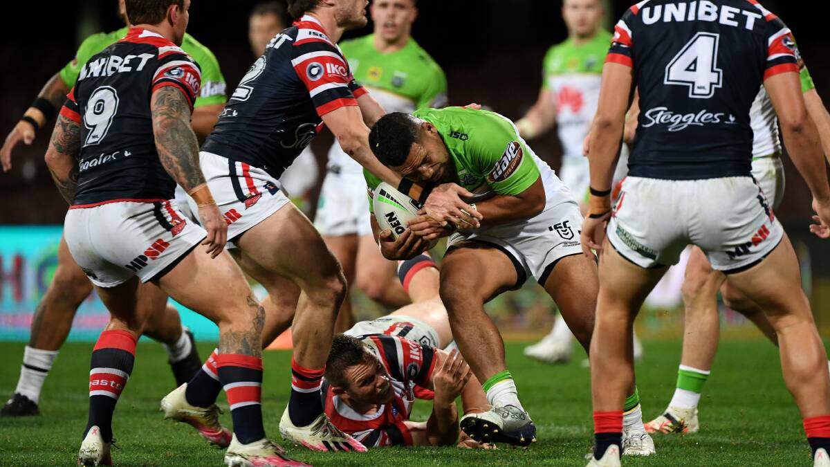 Raiders hooker Silva Havili could give the Green Machine a different point to their attack. Picture: NRL Imagery