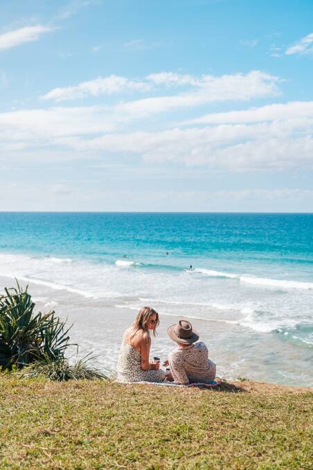 Escape: The idyllic beach at Coolum, one of the distinctive coastal villages you'll find on the Sunshine Coast. Picture: Visit Sunshine Coast