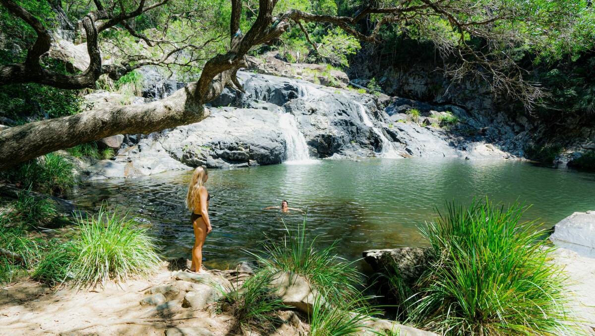 Cool off in the waterholes at Booloumba Falls. Picture supplied 