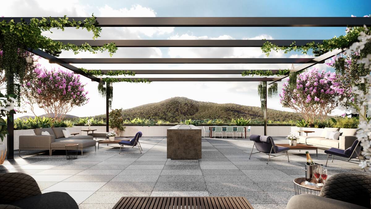Garden in the sky: Founders Lane's Dawn will feature communal garden with spectacular views.