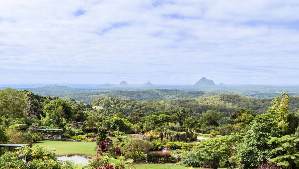 The view from Maleny Botanic Gardens not far from Wittacork Dairy Cottages. Picture supplied.