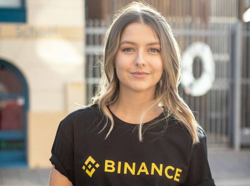 Binance Australia corporate product manager Charis Campbell. Picture supplied.