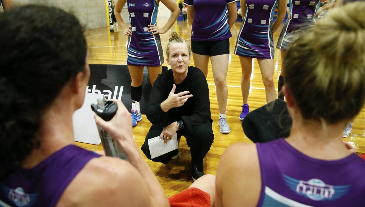 Inaugural Capital Spirit coach Kate Carpenter expects the NSW Premier League standard to lift this year. Picture: Netball ACT