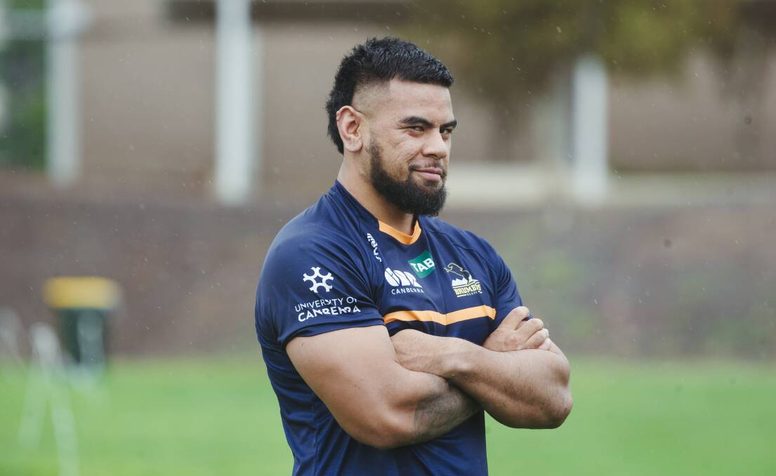 Sosefo Kautai has joined the ACT Brumbies for four weeks as a squad cover. Picture: Dion Georgopoulos