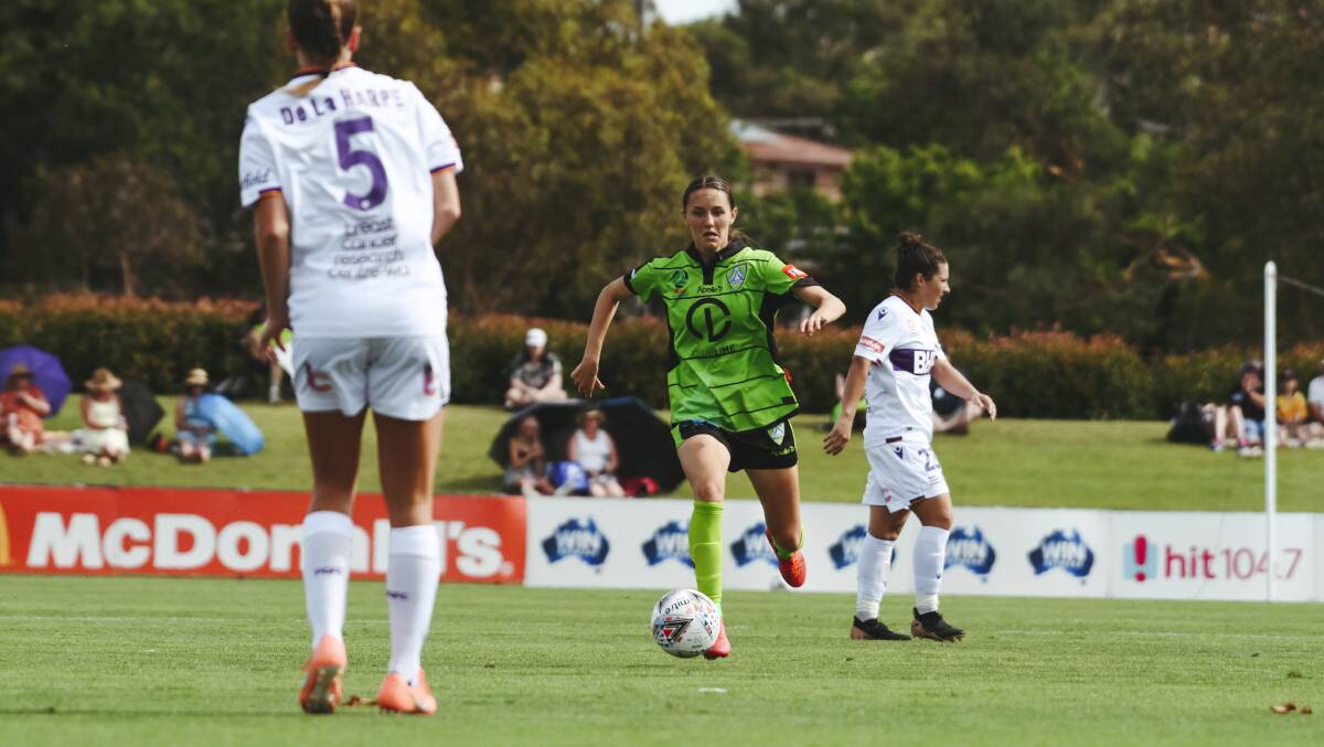 Jessika Nash has featured in all six matches for United. Picture: Dion Georgopoulos