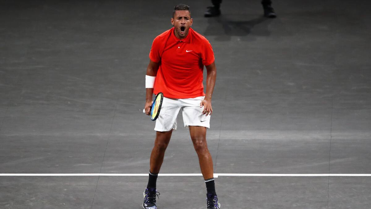 Nick Kyrgios sparked controversy when he labelled the ATP corrupt at the US Open. Picture: Getty