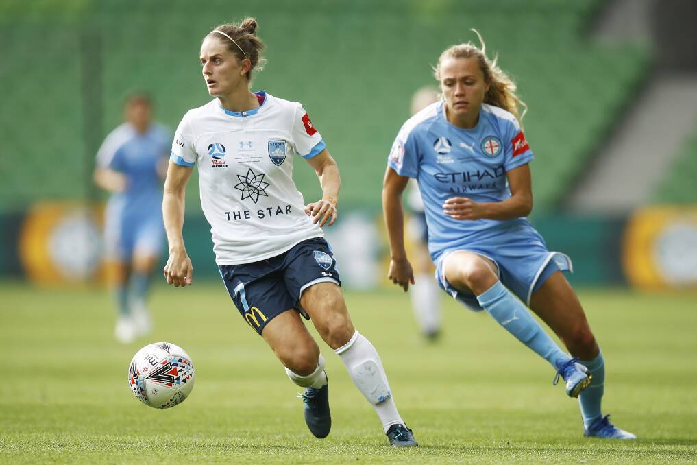 Canberra's Ellie Brush is considering a playing another W-League season to push for Olympics selection. Picture: Getty