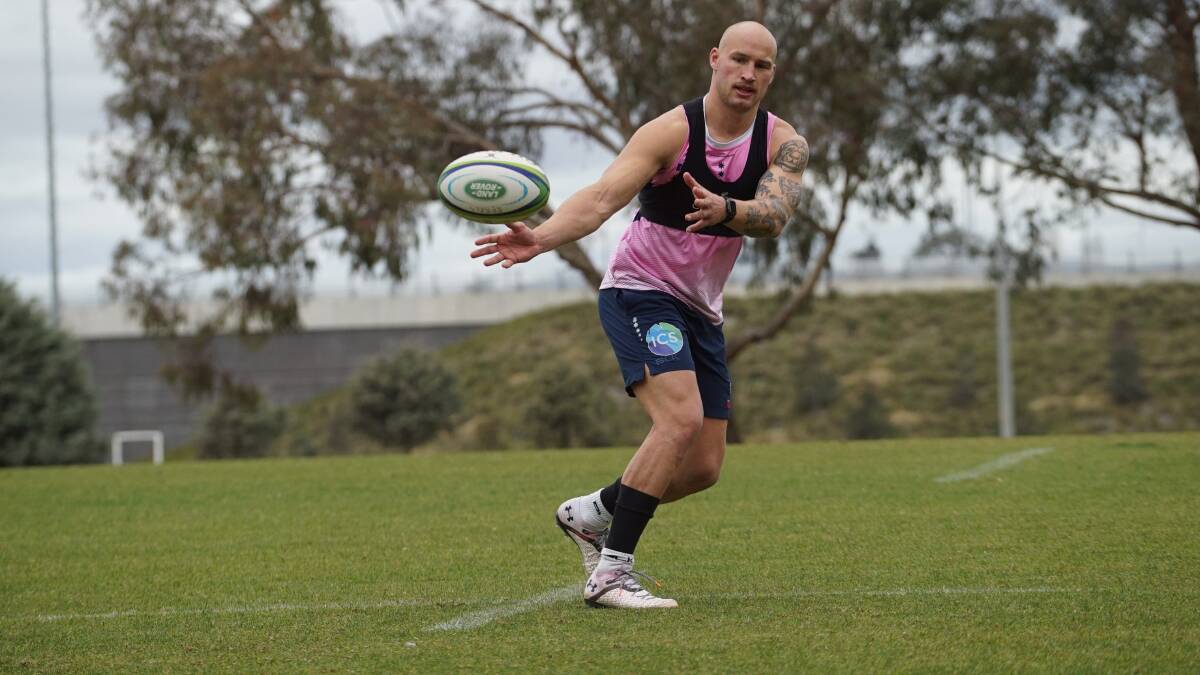 Meakes and the Rebels have been training at Duntroon. Picture: Rebels Media