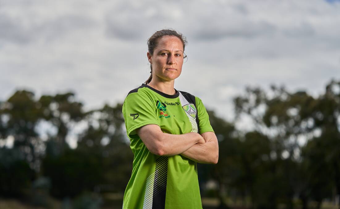 Canberra United and Kendall Fletcher will enter the crucial Sydney FC clash with three successive wins behind them. Picture: Matt Loxton