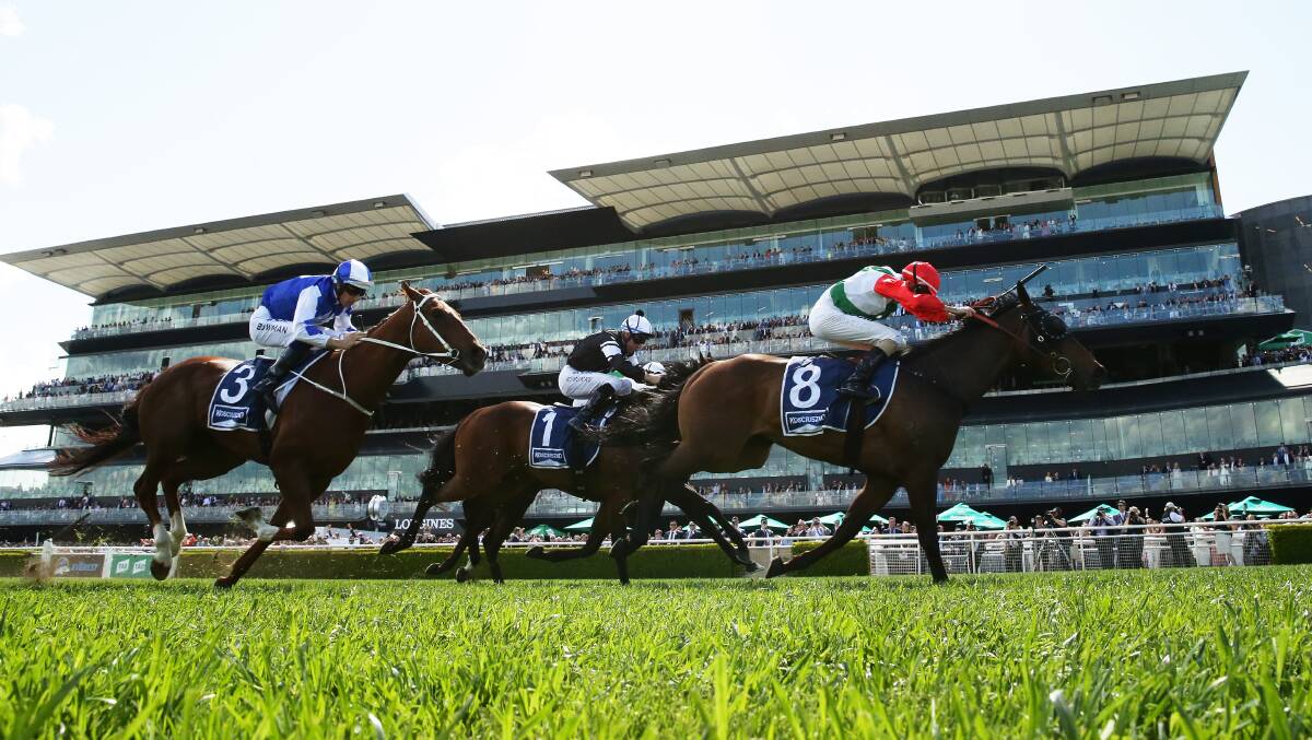 Keith Dryden-trained Handle The Truth wins the Kosciuszko. Picture: Getty