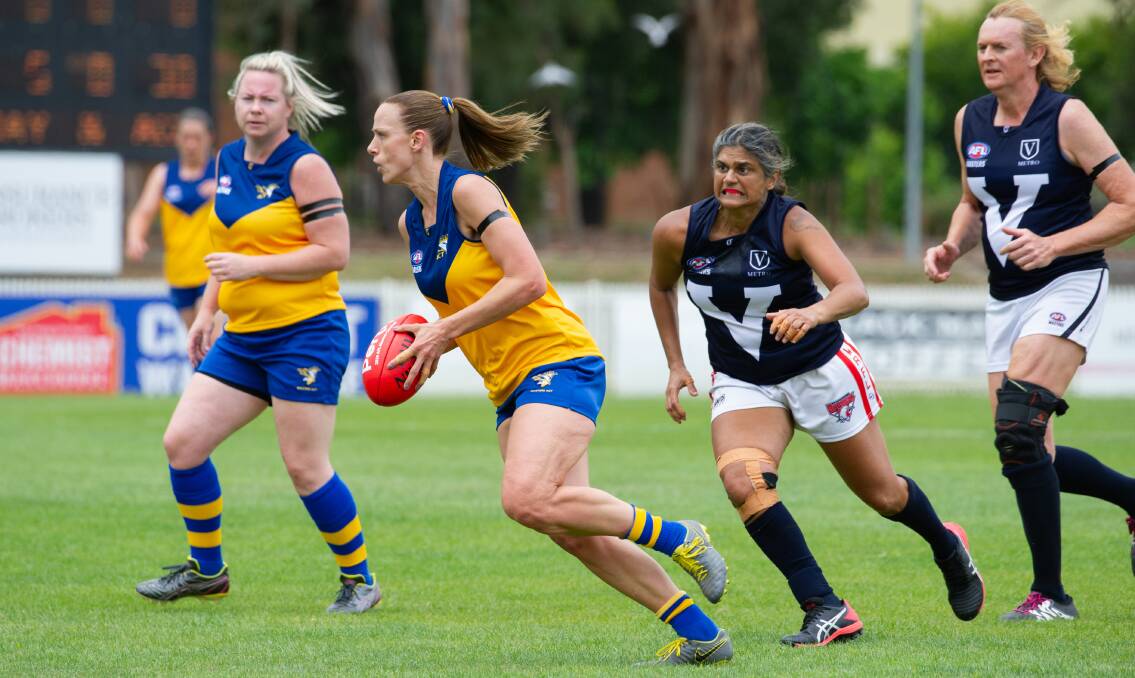 Kate Greenacre starred for the ACT Master's team in their win over Victoria Metro. Picture: Elesa Kurtz