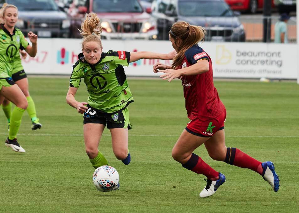 A men's team could join Canberra United in the professional leagues as part of the APL's national vision. Picture: Matt Loxton