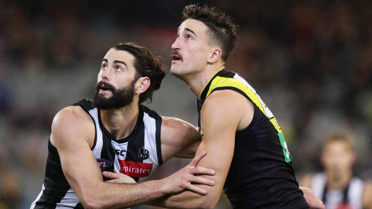 Ivan Soldo will go up against Brodie Grundy this weekend. Picture: Getty