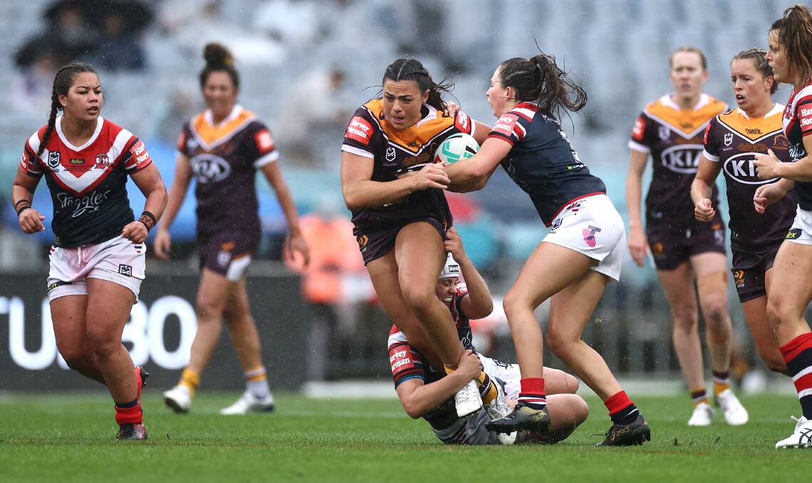 Brisbane Broncos and NSW prop Millie Boyle is gunning for an NRLW and Origin double. Picture: Getty