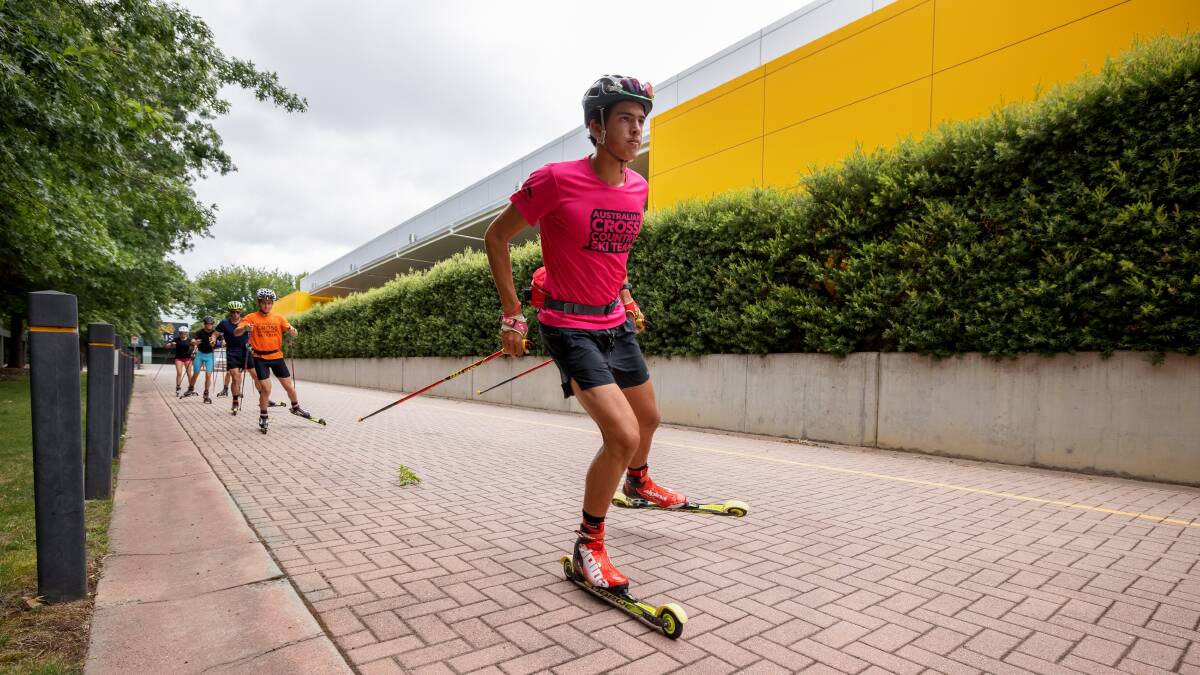 The cross country ski team will return to the AIS next month for another camp. Picture: Sitthixay Ditthavong
