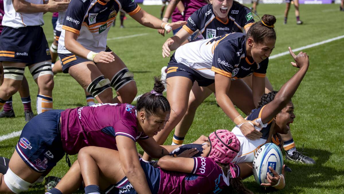 The Brumbies are unsure whether their final against Queensland will proceed if a player tests positive for coronavirus. Picture: Sitthixay Ditthavong