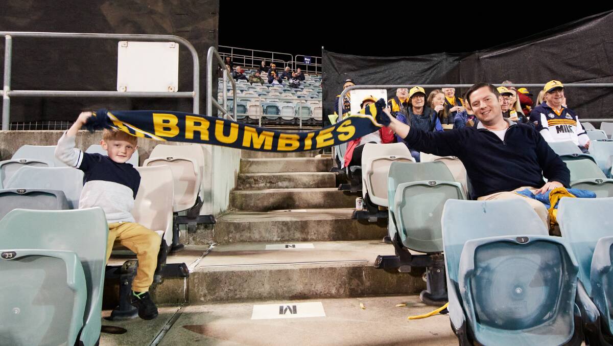 Brumbies fans enjoying finals footy in September. Picture: Matt Loxton