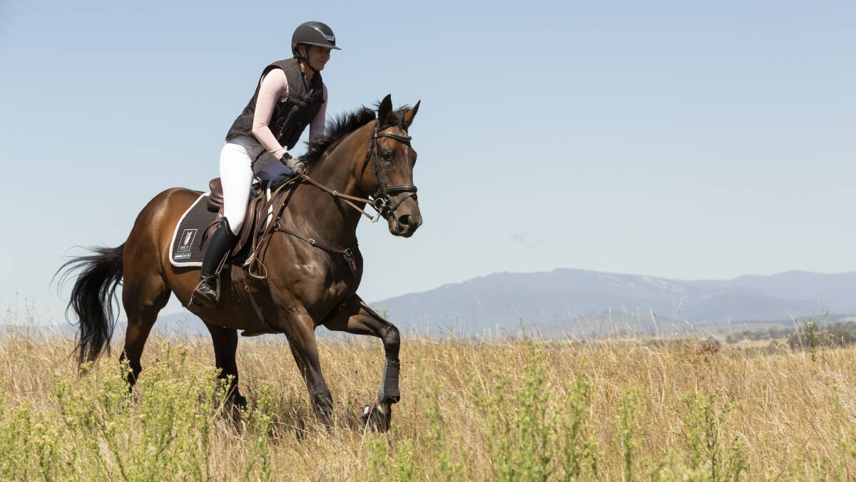 Hannah Klep will participate in the Canberra Horse Trials this weekend. Picture: Eunie Kim