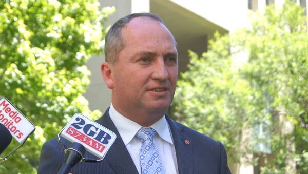 Former Agriculture Minister Barnaby Joyce.