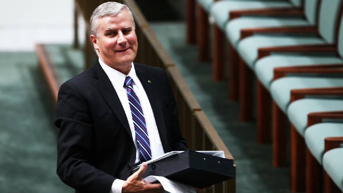 Deputy Prime Minister Michael McCormack. His spokeswoman said it was not the minister's job to tick and flick recommendations from bureaucrats. Picture: Alex Ellinghausen
