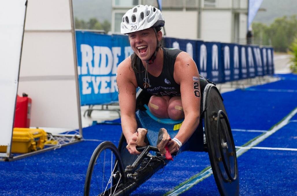Emily Tapp wants to show athletes it is okay to ditch the brave face and ask for help. Picture: Keith Hedgeland Photography