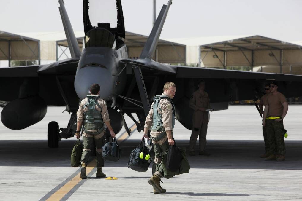 Increasing the involvement of RAAF troops in the battle against IS is unlikely to make the world safer for Australians. Photo: Sargent Andrew Eddie/File