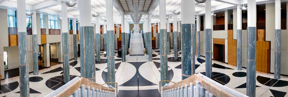 Learn some of the design secrets of Parliament House in special behind-the-scenes tours. Photo: David Foote