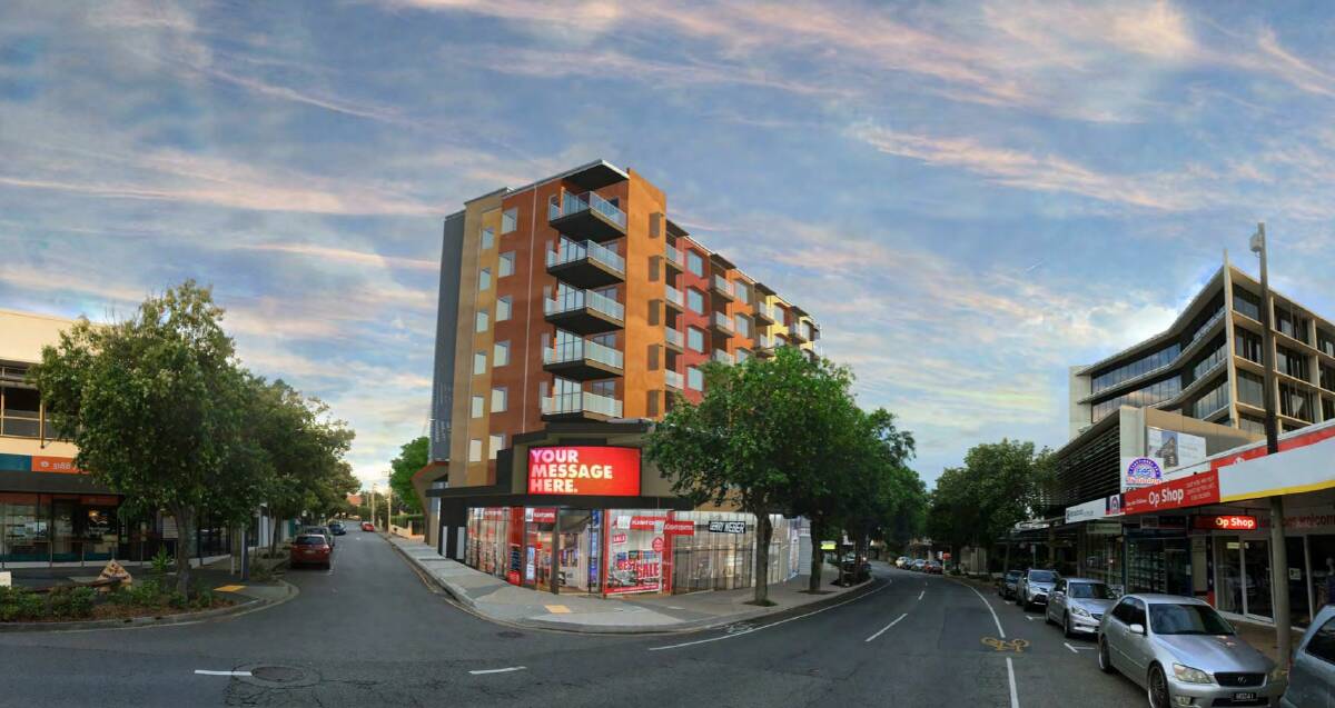 The proposed development is eight-storeys and would have 72 apartments. Photo: Mondo Architects 