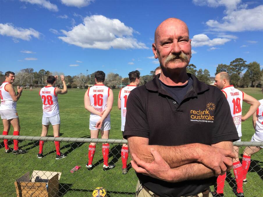 Reclink high-density housing project manager Mark Ransome at the Reclink Community Cup on Sunday. Photo: Katie Burgess