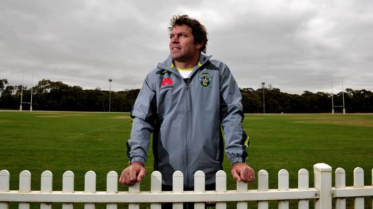 Canberra Raiders new assistant Coach Brett Kimmorley says the new role presents a "good challenge". Photo: Jay Cronan