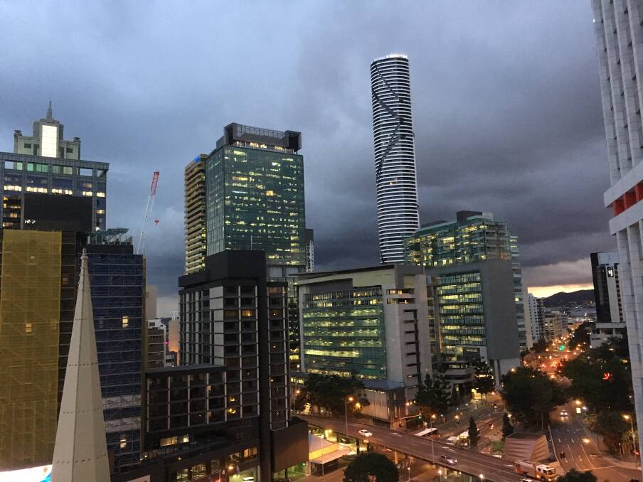 South-east Queensland has been rocked by storms on Wednesday. Photo: Cameron Atfield